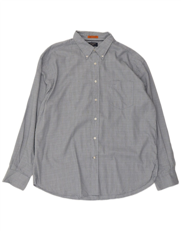 Ανδρικό πουκάμισο DOCKERS Stain Defender XL Μπλε βαμβακερό