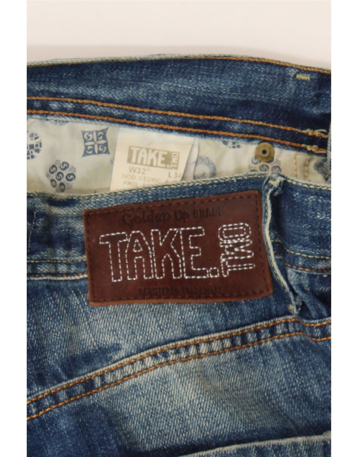 TAKE TWO Womens Straight Jeans W32 L34 Blue Cotton Vintage Take Two and Second-Hand Take Two from Messina Hembry 
