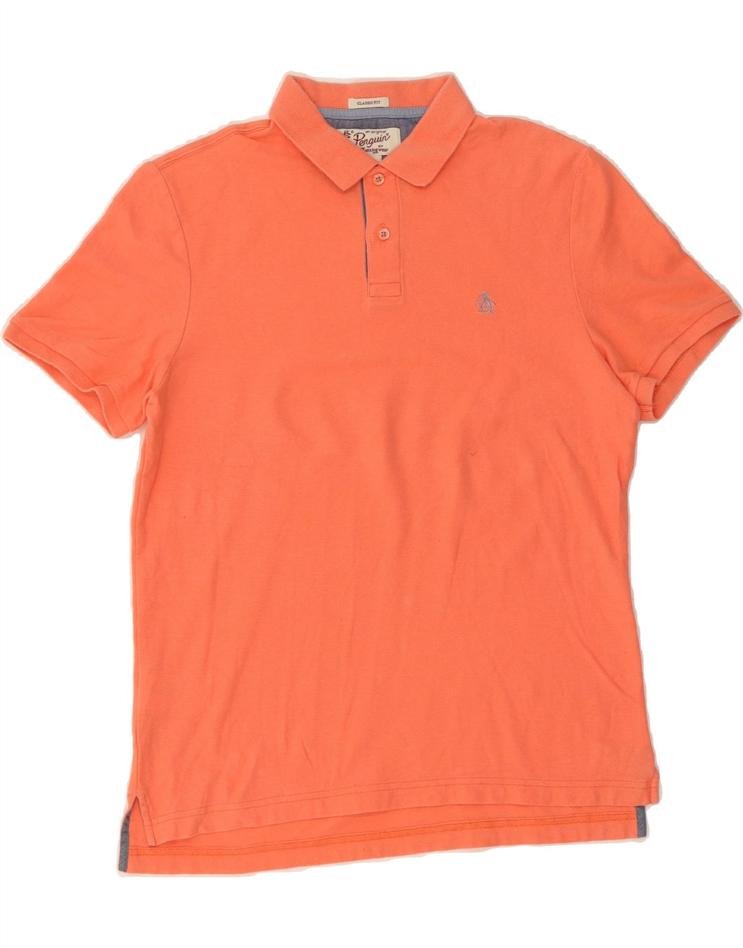 PENGUIN Mens Classic Fit Polo Shirt Small Pink Cotton Vintage Penguin and Second-Hand Penguin from Messina Hembry 