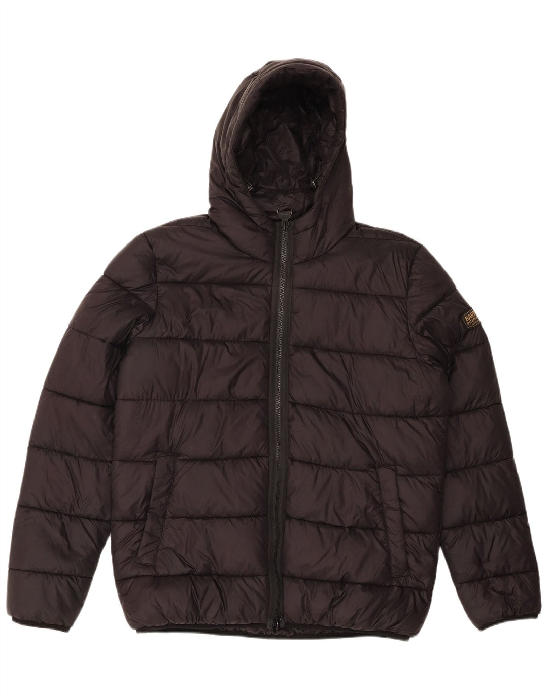 Ανδρικό μπουφάν με κουκούλα Barbour UK 38 Medium Black Polyamide
