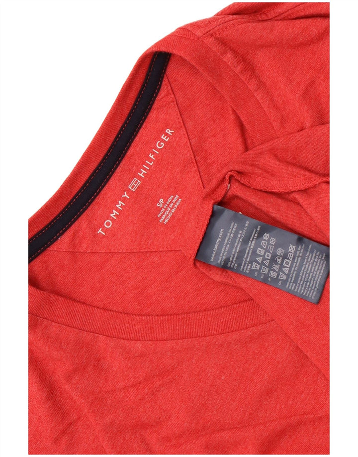 Ανδρικό T-Shirt Tommy Hilfiger Top Μικρό κόκκινο βαμβακερό