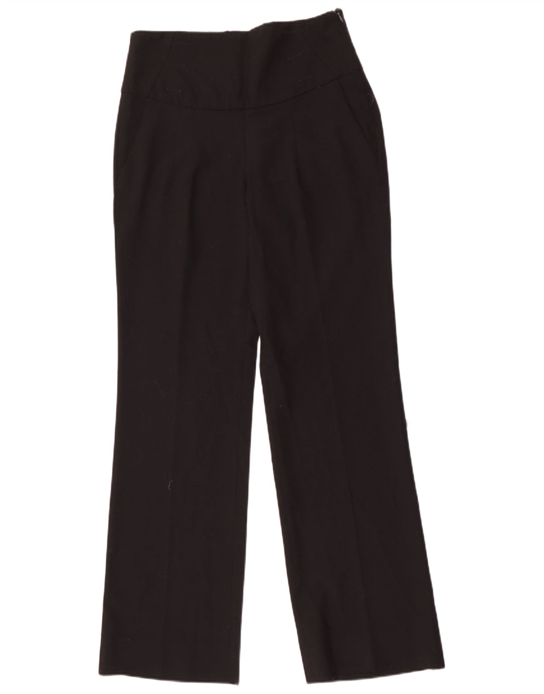 Zara Γυναικείο ίσιο παντελόνι Casual Medium W28 L32 Μαύρο