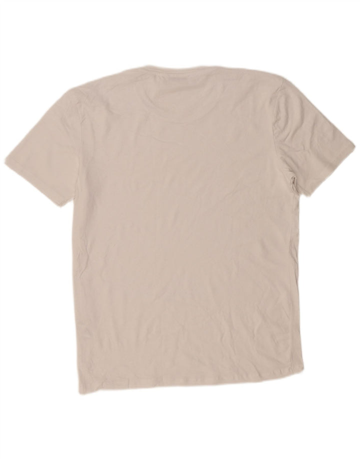 Zara Ανδρικό T-Shirt Top XL Λευκό βαμβακερό