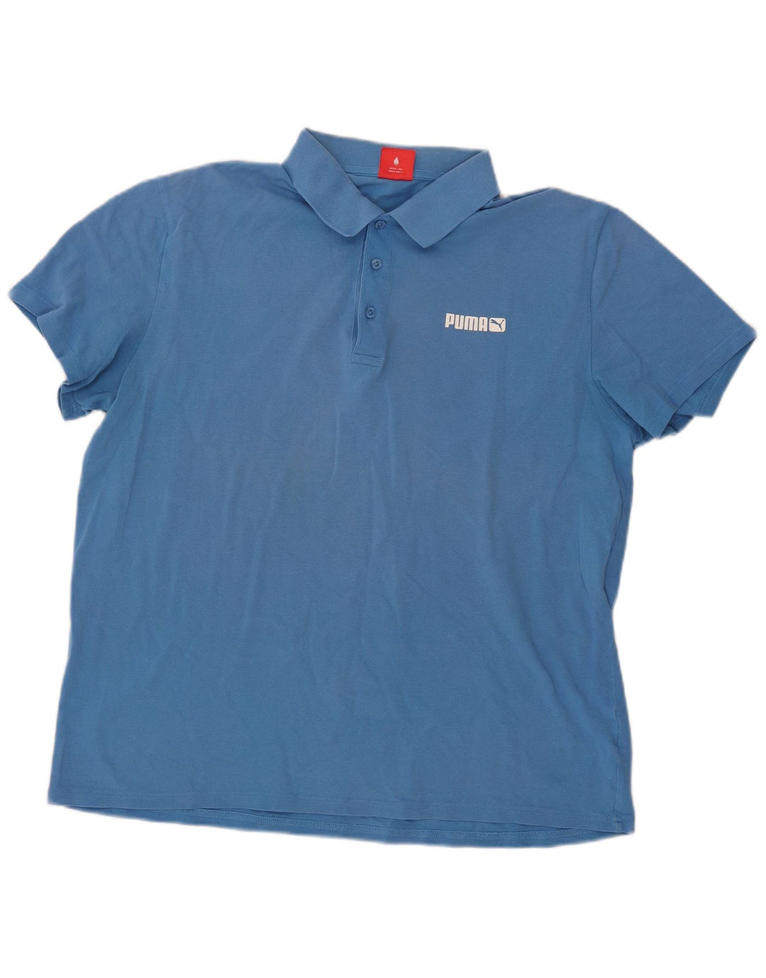 Ανδρικό μπλουζάκι πόλο PUMA XL Μπλε βαμβακερό