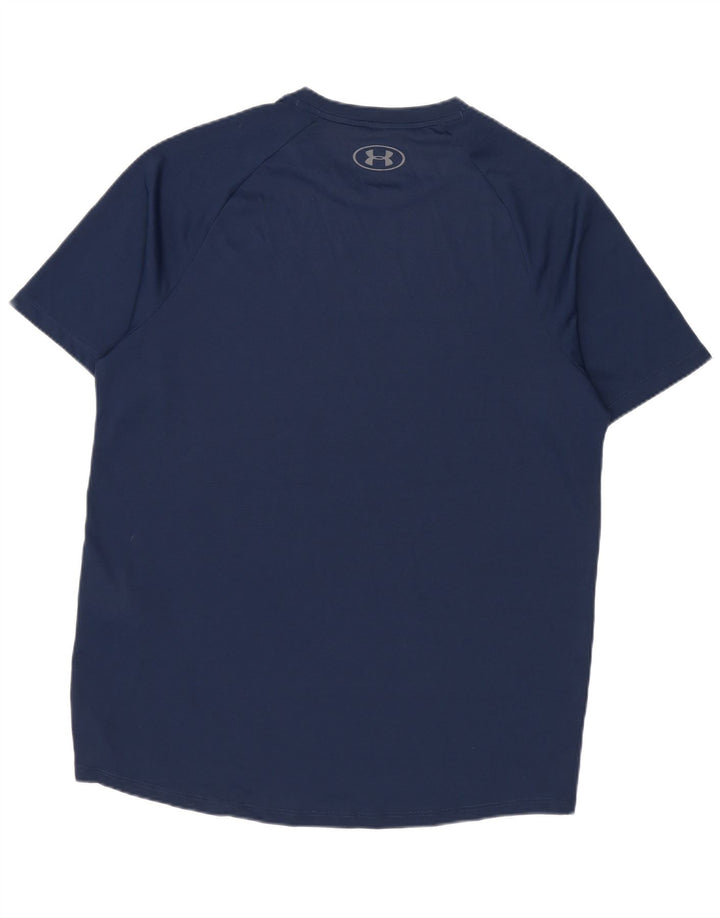Under Armour Ανδρικό T-Shirt Top Small Navy Blue Polyester