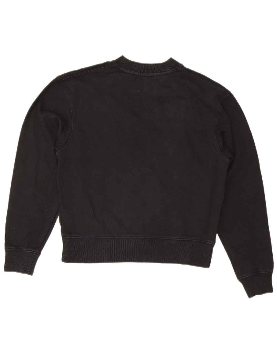 CALVIN KLEIN JEANS Γυναικείο φούτερ μεγάλου μεγέθους Jumper UK 6 XS Μαύρο