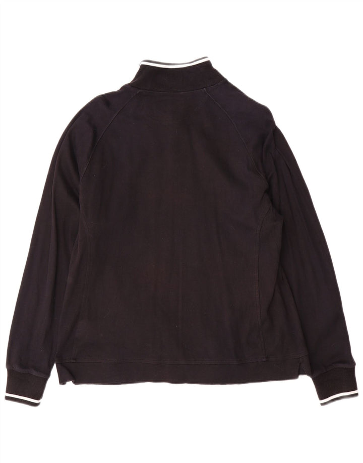 Champion Γυναικεία αθλητική φόρμα Top Jacket UK 16 Large Black Cotton