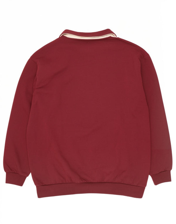 C&A Ανδρική μπλούζα Rodeo Graphic Jumper 2XL Βουργουνδία Colorblock Retro