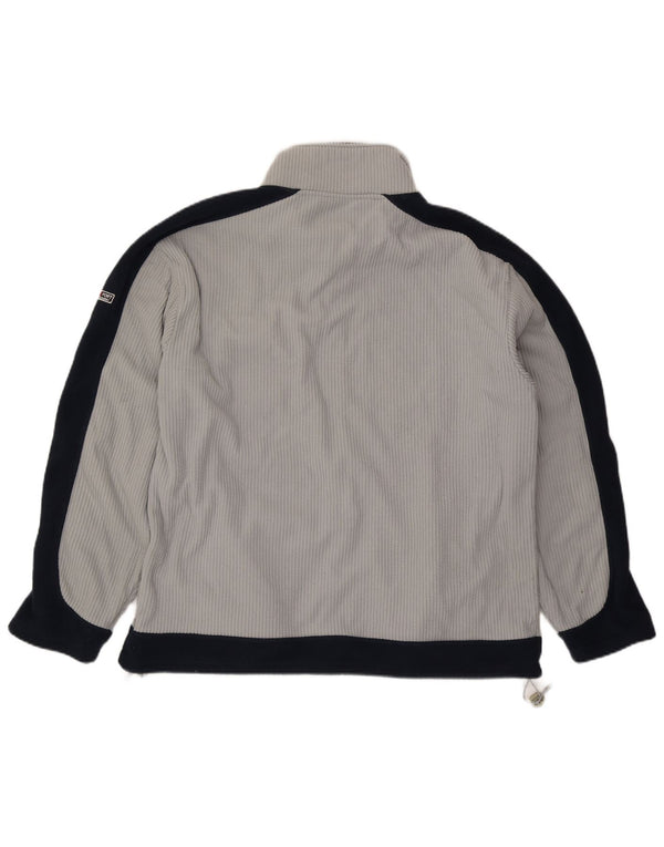 Urban Spirit Ανδρικό Fleece Jacket UK 44 2XL Grey Colourblock Polyester