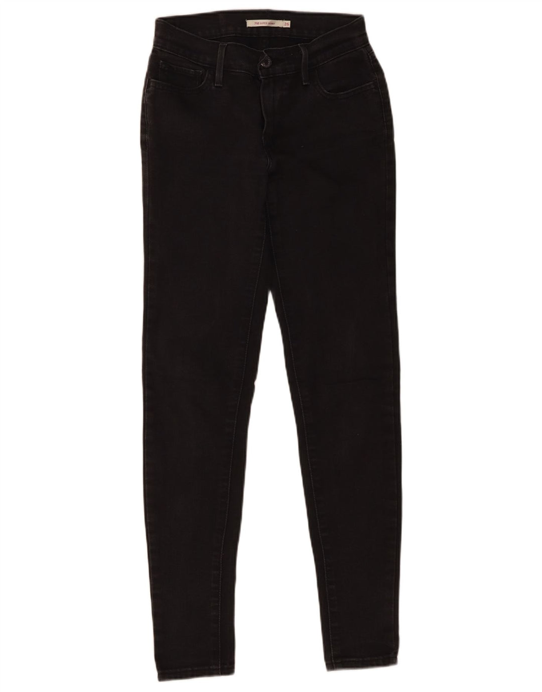 Γυναικείο Levi's 710 Super Skinny Jeans W26 L30 Μαύρο