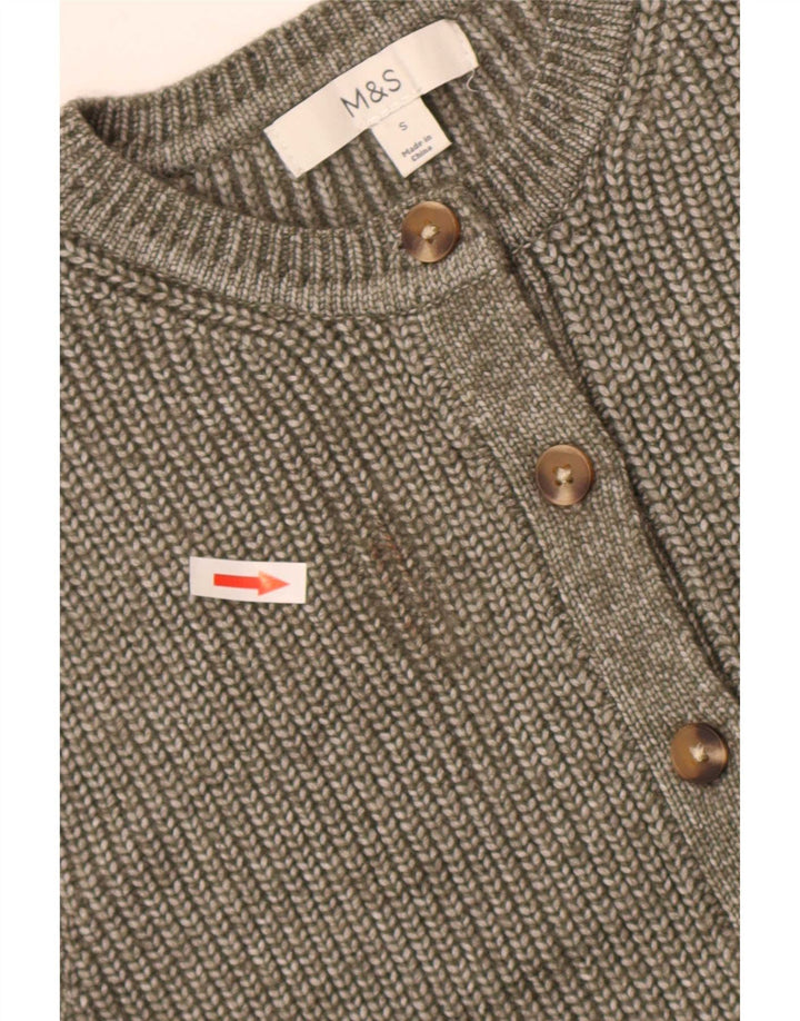 Marks & Spencer Γυναικείο Αμάνικο πουλόβερ UK 10 Small Grey