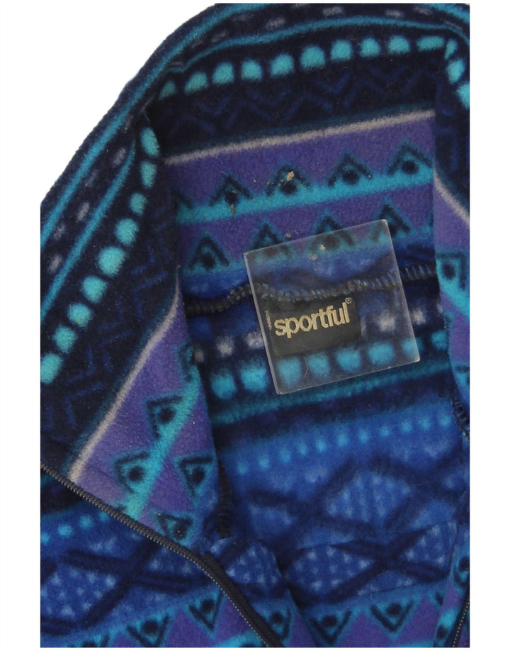 Sportful ανδρικό φερμουάρ Fleece Jumper IT 50 Medium Blue Geometric Polyester