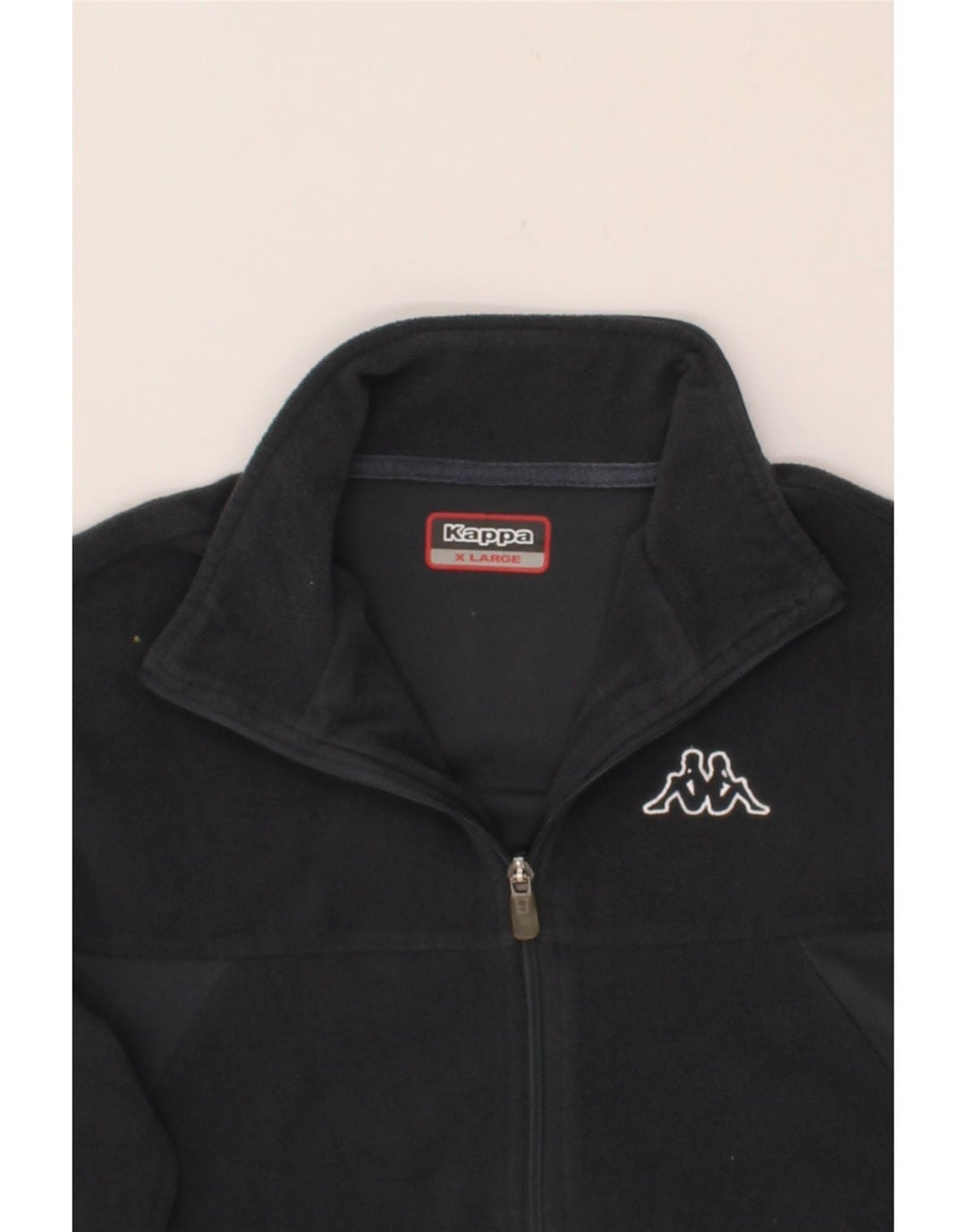 KAPPA Womens Fleece Jacket UK 18 XL Navy Blue Polyester Vintage Kappa and Second-Hand Kappa from Messina Hembry 