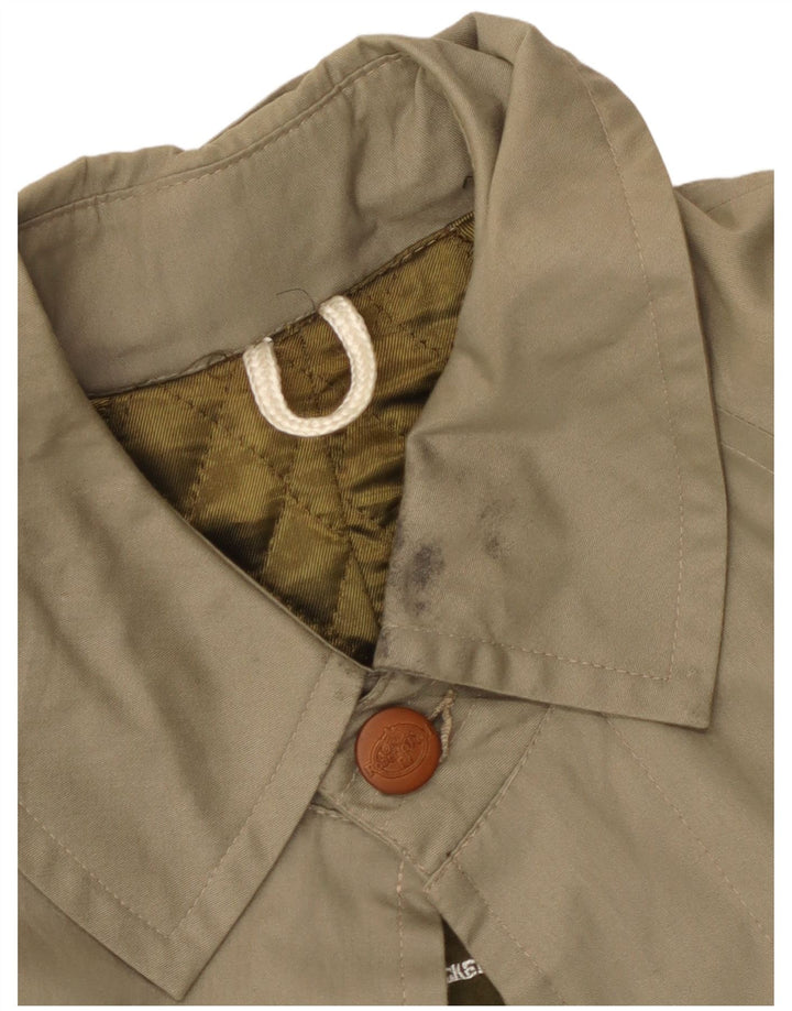 Vintage Ανδρική καμπαρντίνα UK 36 Small Khaki Cotton