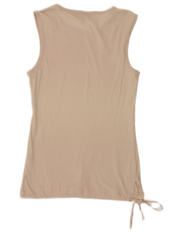 Γυναικείο γραφικό γιλέκο Puma Top UK 10 Small Beige Sports