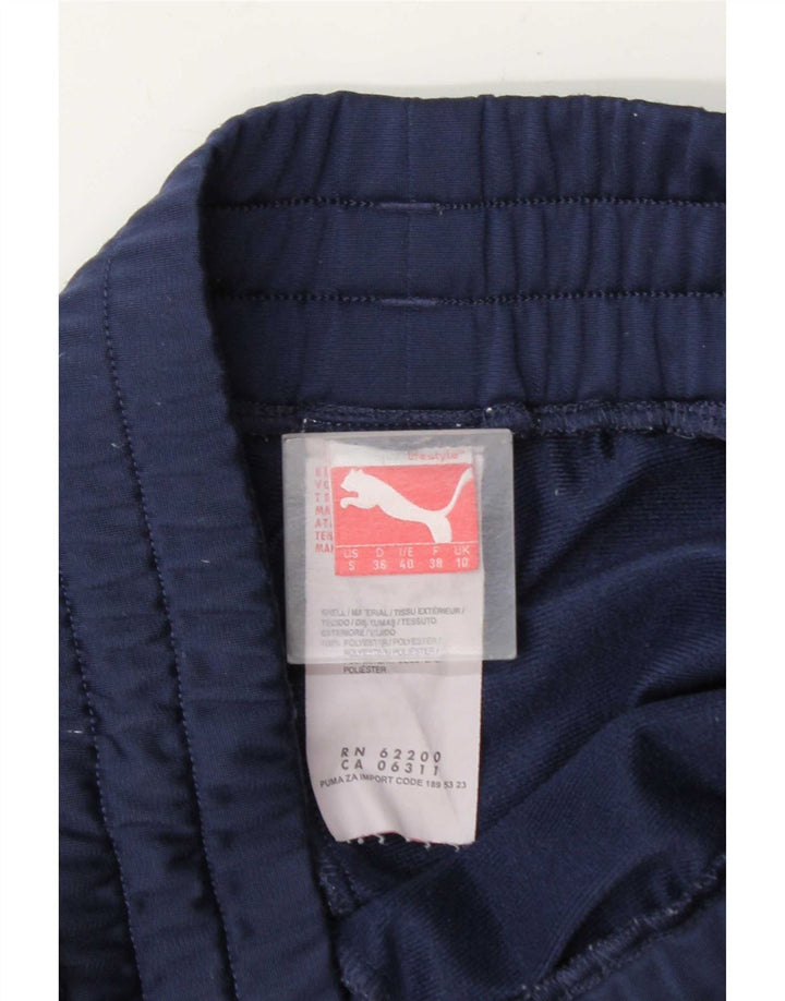 Puma γυναικεία αθλητική φόρμα παντελόνι Joggers UK 10 Small Navy Blue Polyester