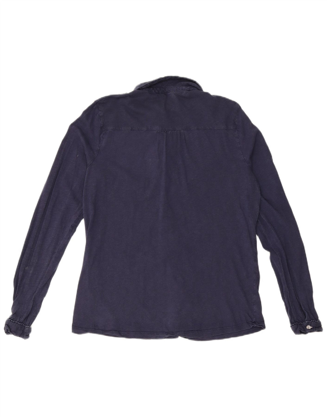 White Stuff Γυναικείο Πουκάμισο UK 12 Medium Navy Blue βαμβακερό