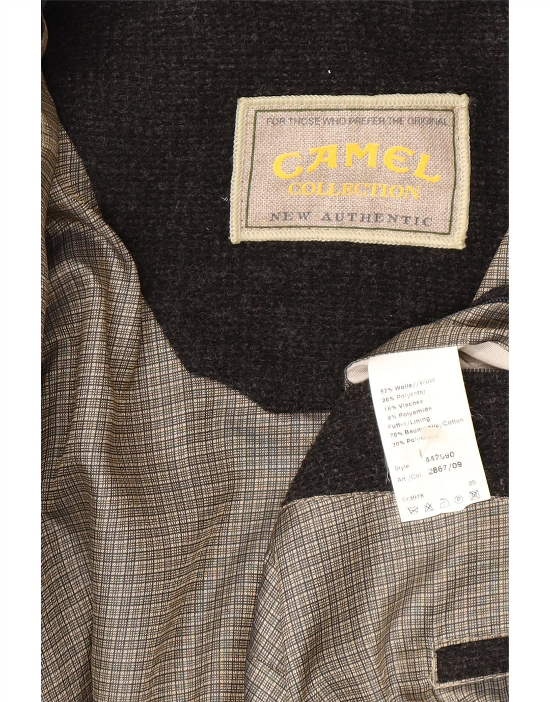 CAMEL ACTIVE Ανδρικό πλεκτό μπουφάν σακάκι με 3 κουμπιά UK 40 μεγάλο γκρι μαλλί