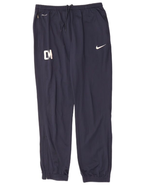 Παντελόνι αθλητικής φόρμας γραφικών Nike Mens Dri Fit Joggers Large Navy Blue