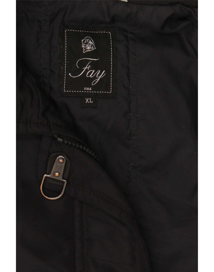 Fay Γυναικείο Μπουφάν Windbreaker UK 18 XL Μαύρο
