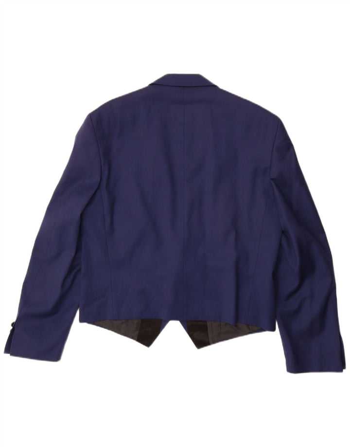 Vintage Ανδρικό Μπουφάν Berlin Blazer UK 38 Medium Navy Blue Colourblock
