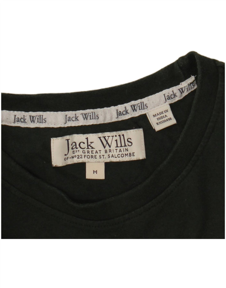 Jack Wills Ανδρικό T-Shirt Salcombe Devon Top Medium Khaki