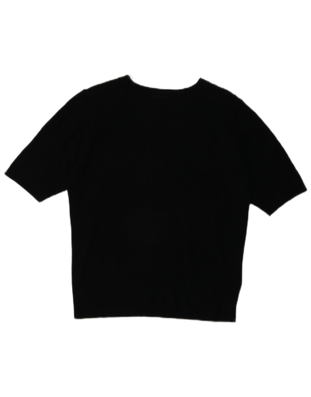 Marks & Spencer Γυναικείο T-Shirt Top UK 12 Medium Black Viscose