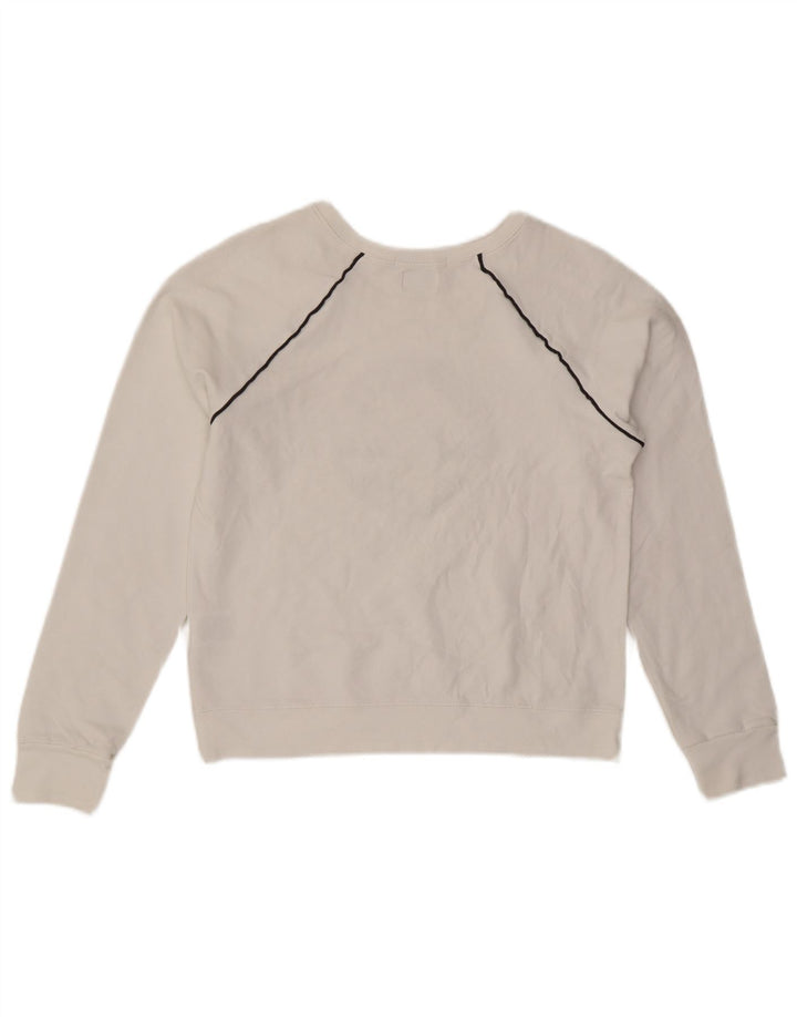 CONVERSE Γυναικεία φούτερ Chuck Taylor Crop Jumper UK 12 Medium White