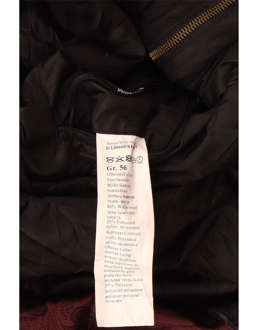 CALAMAR Ανδρικό Μπουφάν IT 56 3XL Γκρι Μαλλί