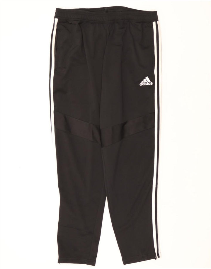 ADIDAS Mens Tracksuit Trousers Large  Black Polyester Vintage Adidas and Second-Hand Adidas from Messina Hembry 