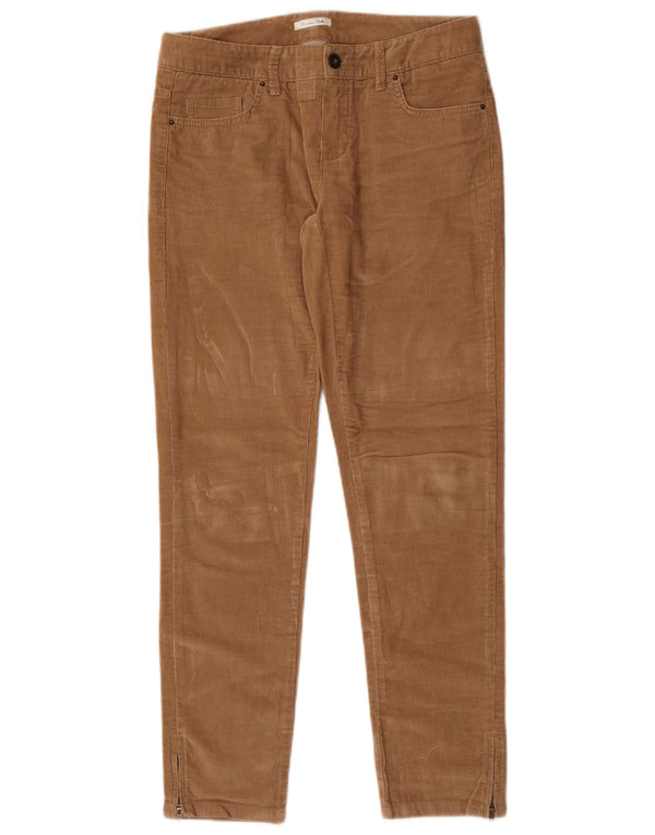 Massimo Dutti Γυναικείο λεπτό κοτλέ παντελόνι EU 38 Small W28 L29 Beige
