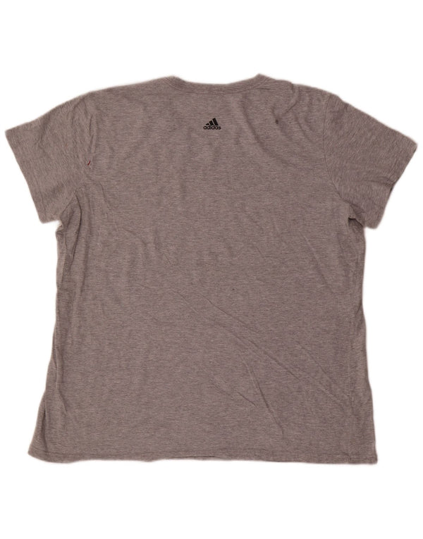 Ανδρικό γραφικό T-Shirt Adidas Top 2XL Γκρι