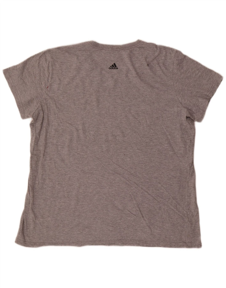 Ανδρικό γραφικό T-Shirt Adidas Top 2XL Γκρι