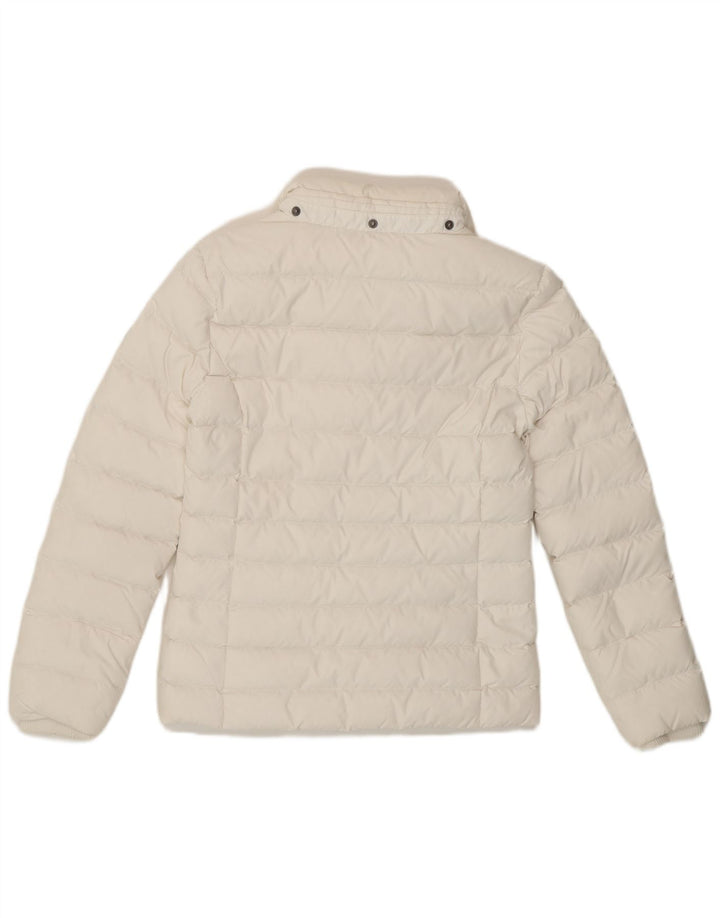 Tommy Hilfiger Γυναικείο μπουφάν με επένδυση UK 6 XS Λευκός Πολυεστέρας