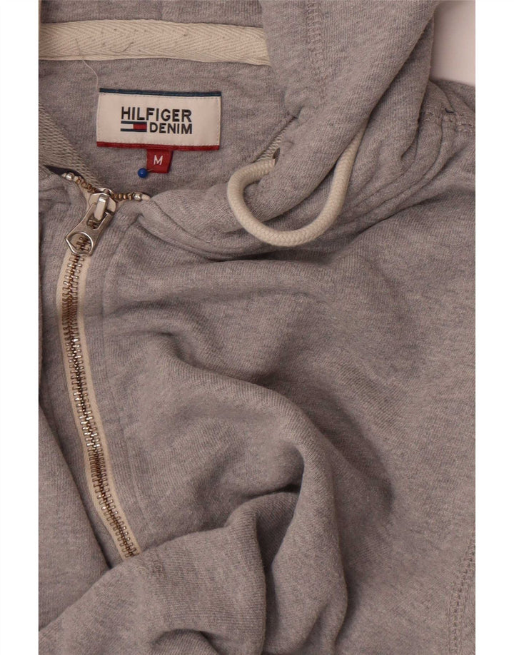 Ανδρικό πουλόβερ με κουκούλα με φερμουάρ Tommy Hilfiger Μεσαίο Γκρι