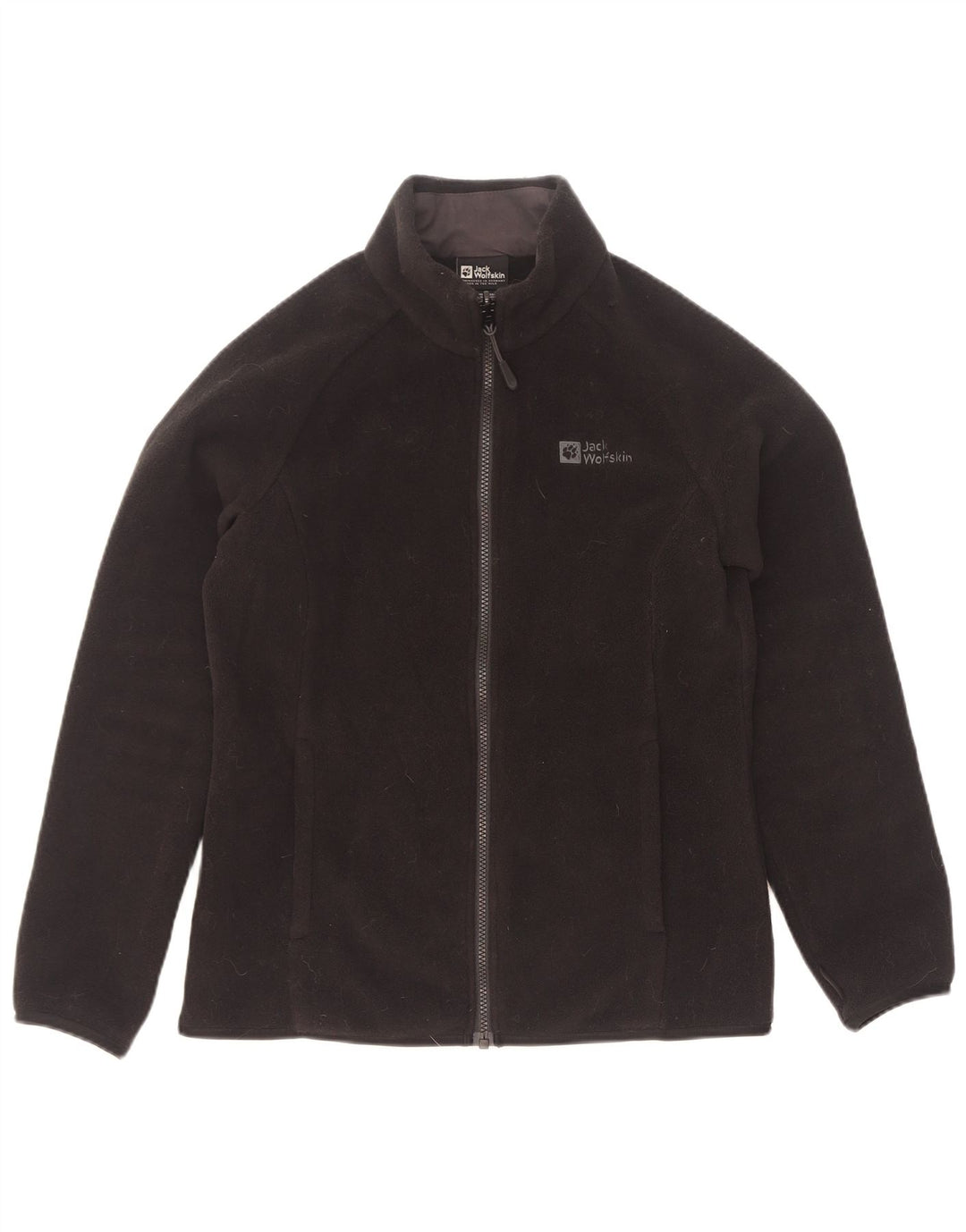 Jack Wolfskin Γυναικεία επένδυση Fleece Jacket UK 8/10 Μικρός μαύρος πολυεστέρας