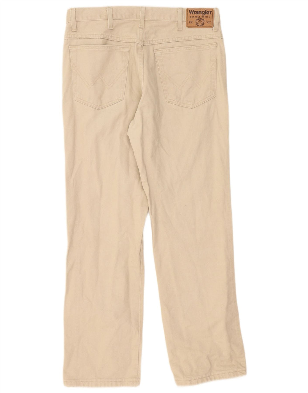 Ανδρικό τζιν ίσιο Wrangler W34 L30 Μπεζ βαμβακερό