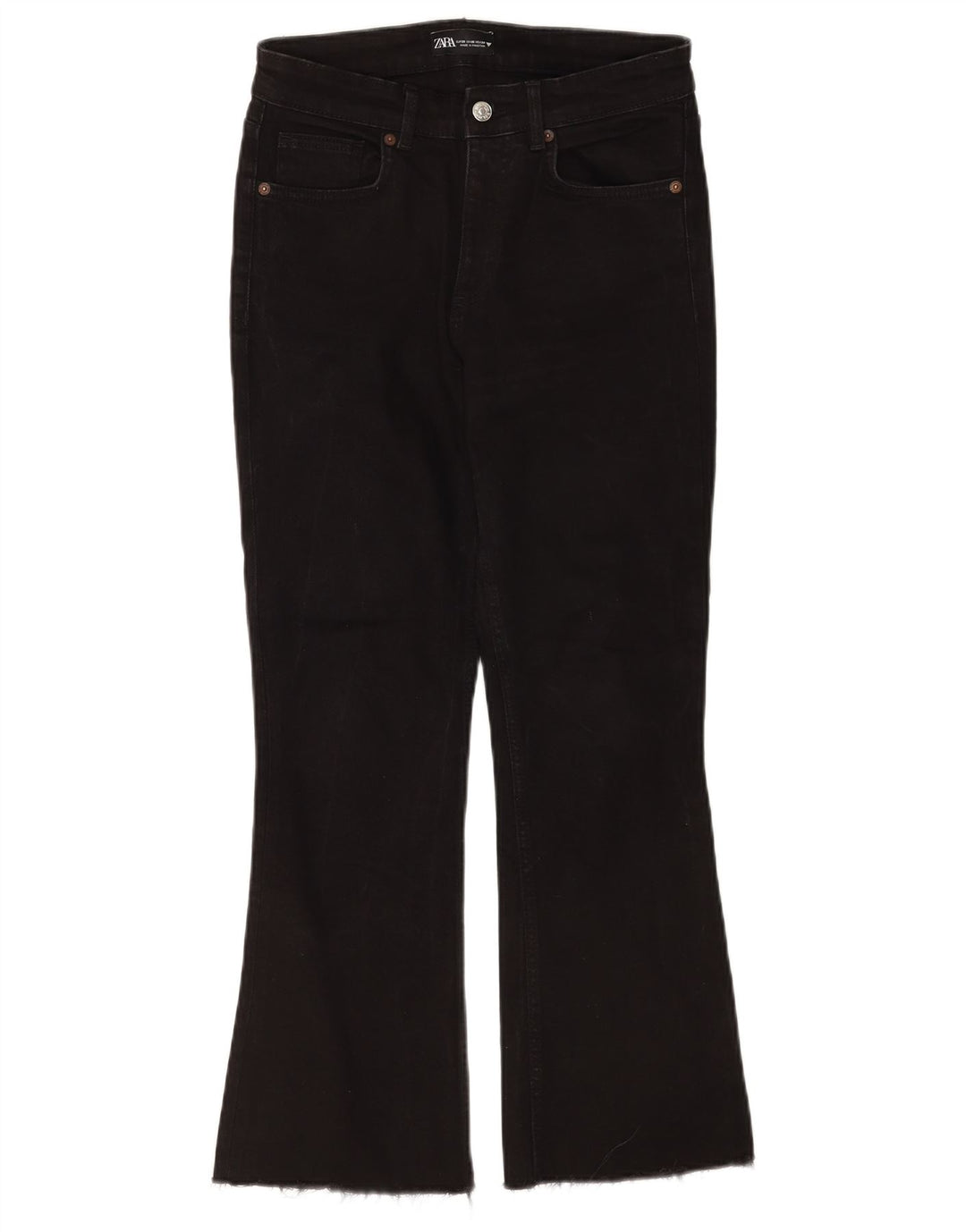 Zara Γυναικείο τζιν EU 38 Small W28 L26 Μαύρο βαμβακερό