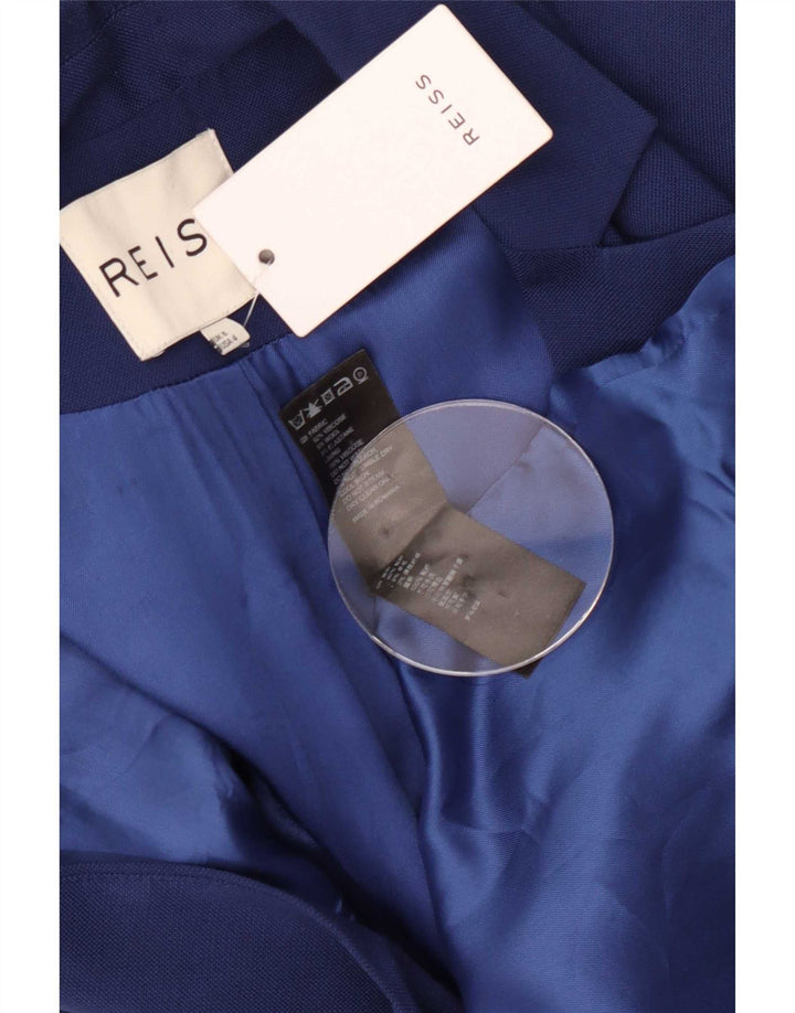Reiss Γυναικείο σακάκι με 1 κουμπί UK 8 Small Blue Viscose