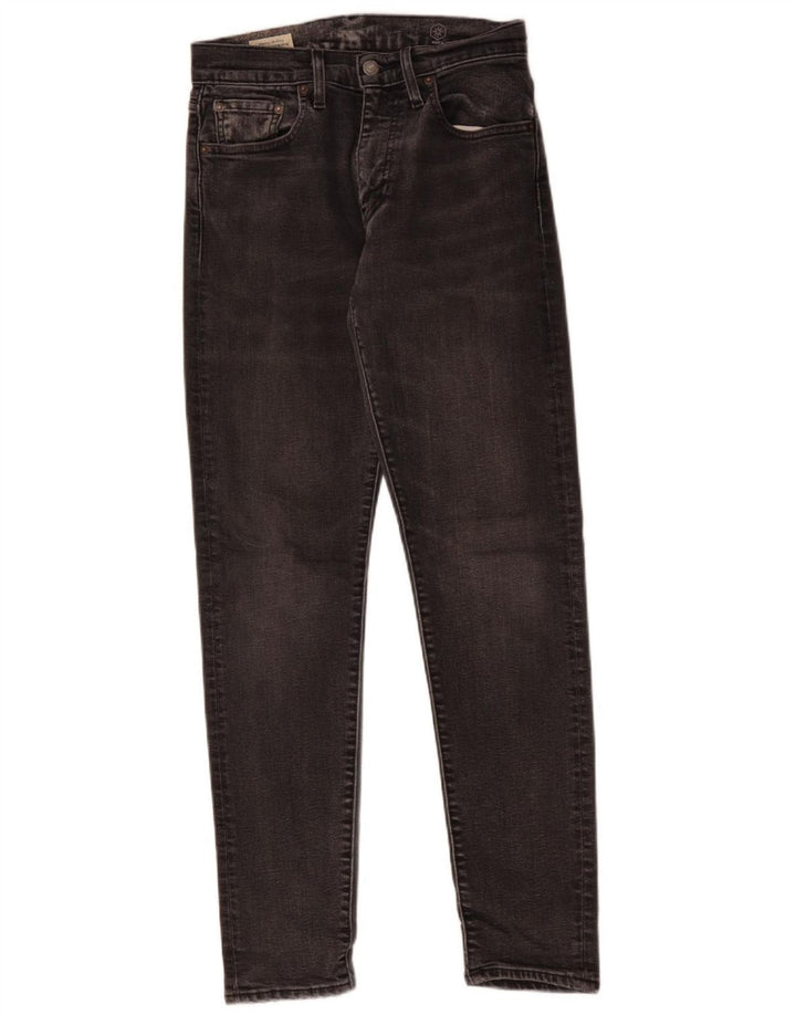 LEVI'S Mens 512 Slim Tapered Jeans W29 L32 Γκρι βαμβακερό
