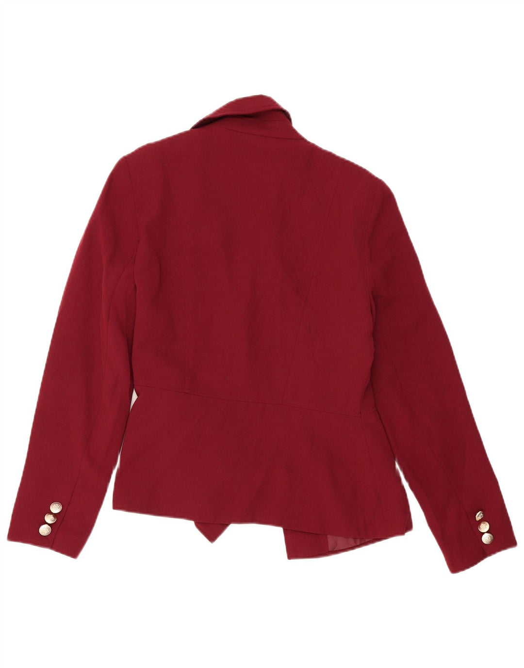 Lipsy Γυναικείο Open Blazer Jacket UK 12 Medium Burgundy Polyester