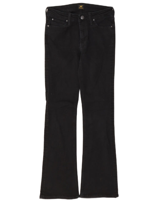 Lee Womens Hoxie Bootcut Jeans W28 L31 Μαύρο βαμβακερό