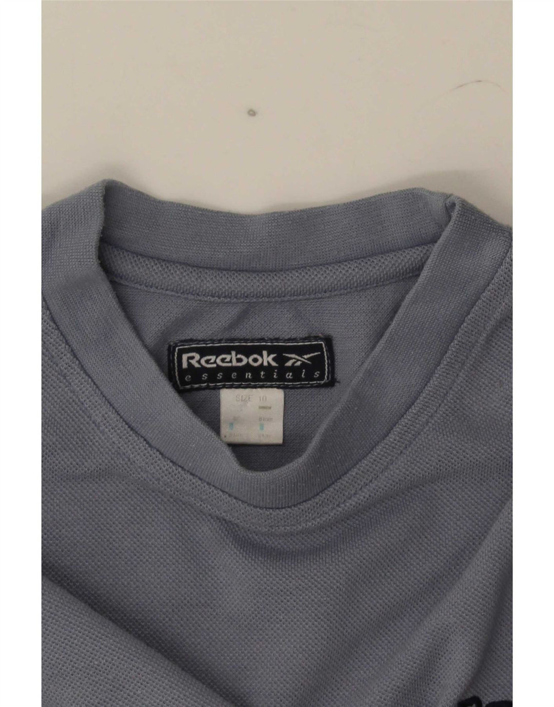 Reebok Γυναικείο T-Shirt Crop Top UK 10 Small Grey