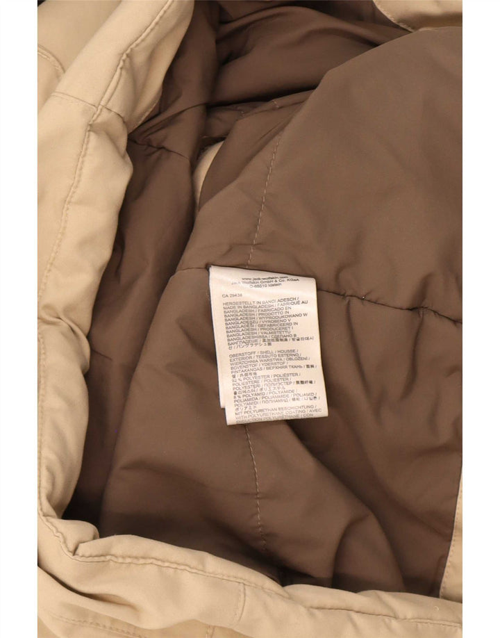 Jack Wolfskin Γυναικείο Jack Wolfskin με κουκούλα Parka UK 14 Medium Beige Polyester