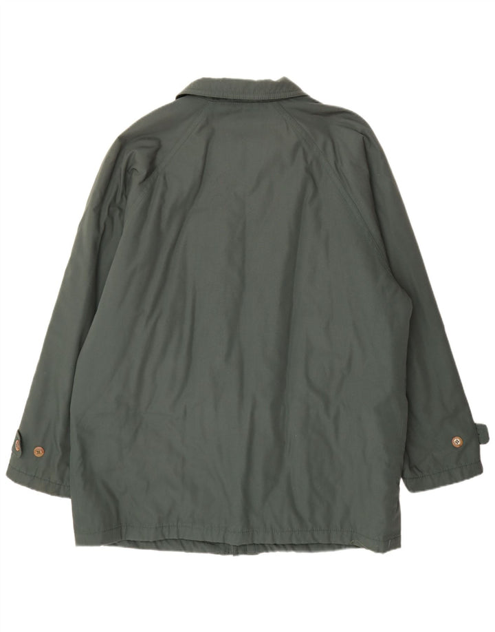 Bush Mens Utility Jacket UK 46 3XL Green Polyester