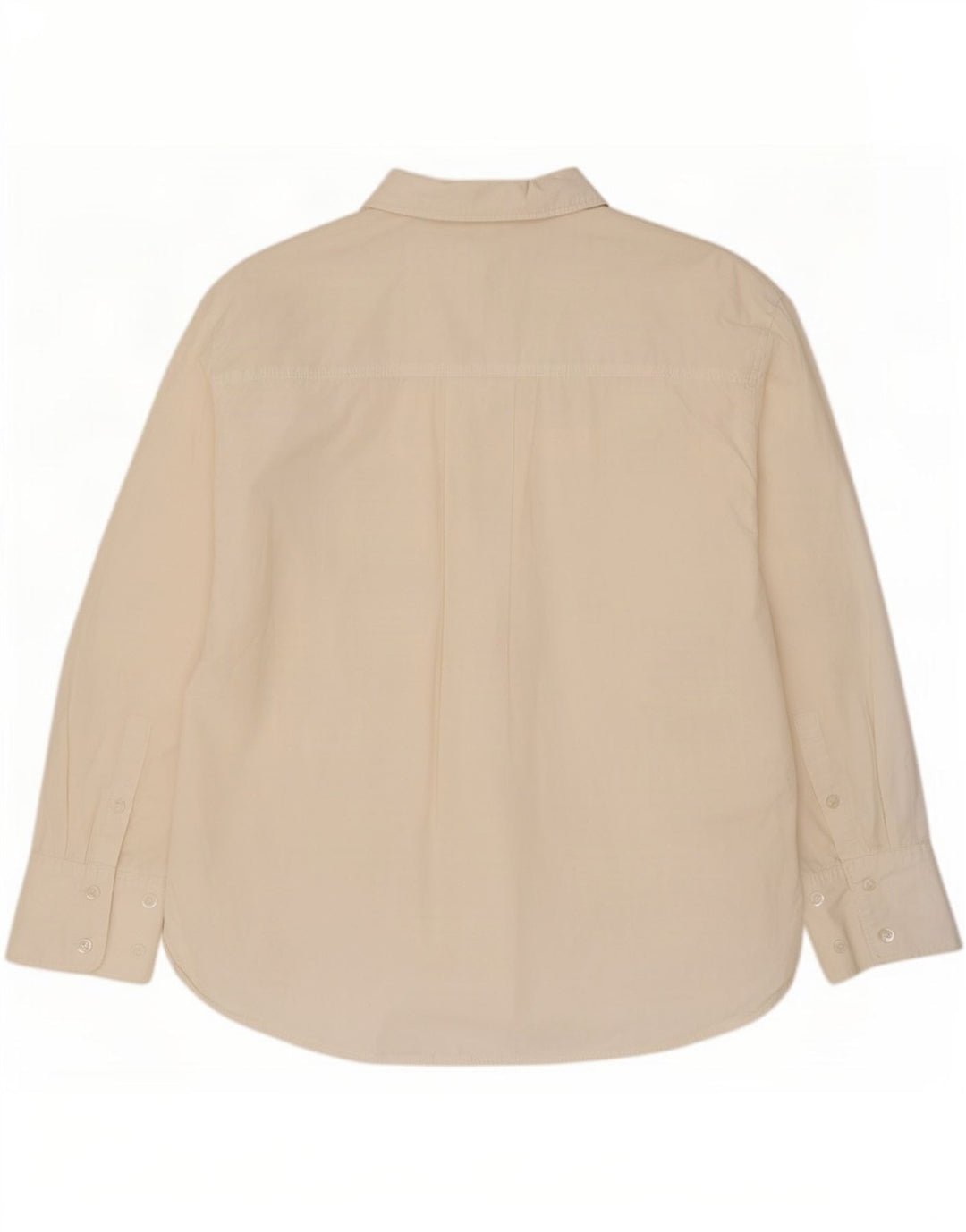 Zara Γυναικείο πουκάμισο Oversized UK 14 Μεσαίο λευκό βαμβακερό