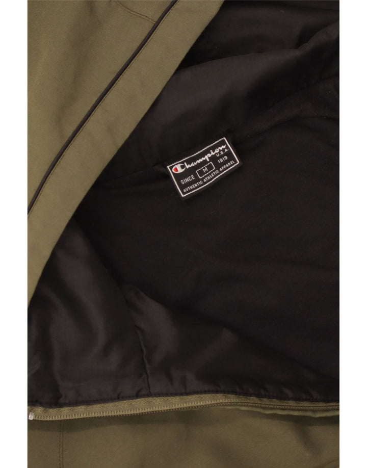 Ανδρικό μπουφάν με κουκούλα Champion UK 38 Medium Khaki Colourblock