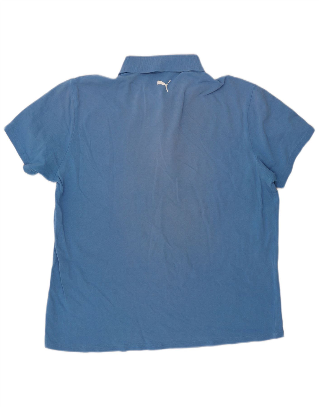 Ανδρικό μπλουζάκι πόλο PUMA XL Μπλε βαμβακερό