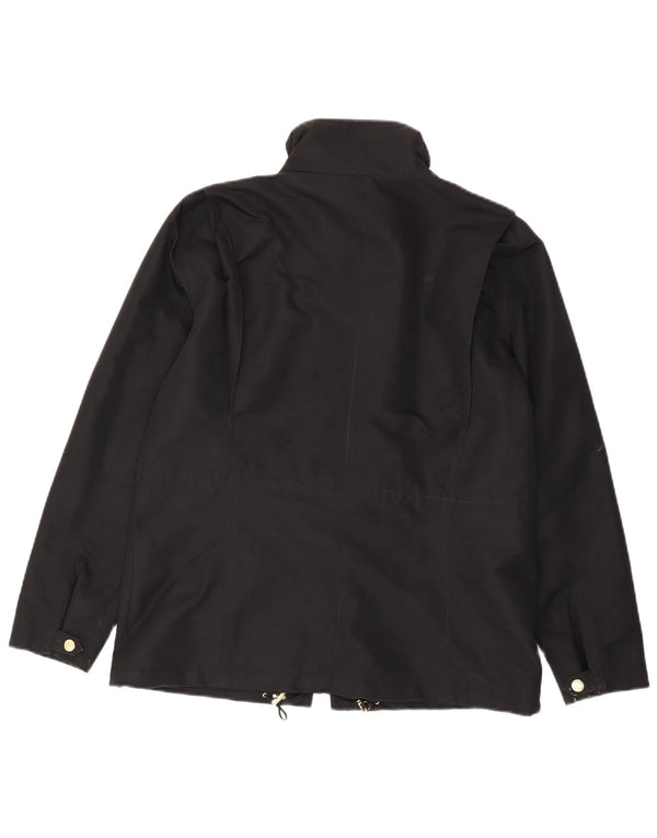 RALPH LAUREN Γυναικείο Utility Jacket UK 14 Medium Black Polyester