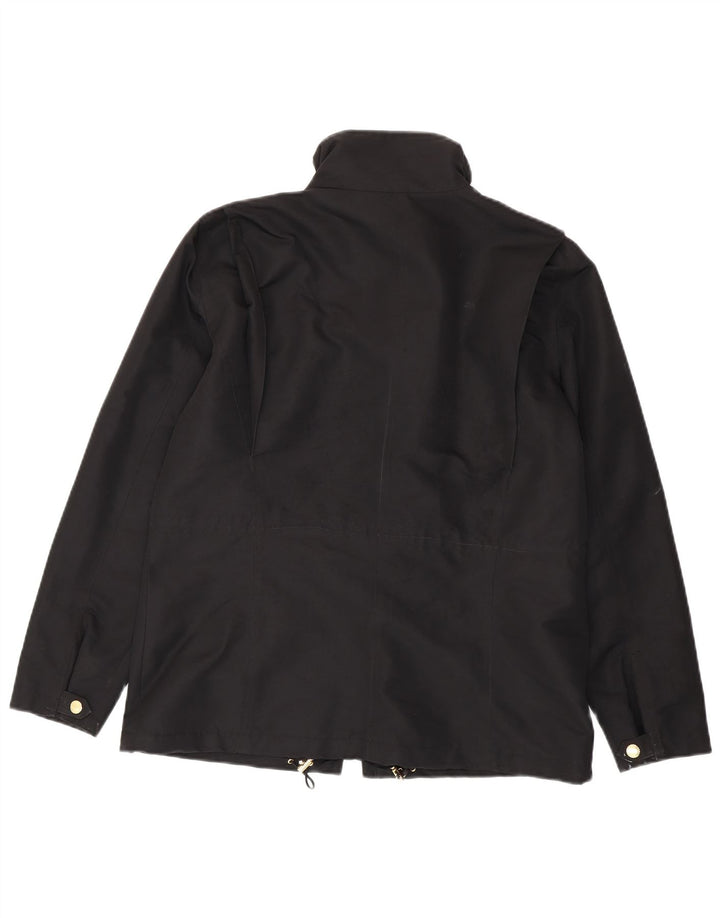 RALPH LAUREN Γυναικείο Utility Jacket UK 14 Medium Black Polyester